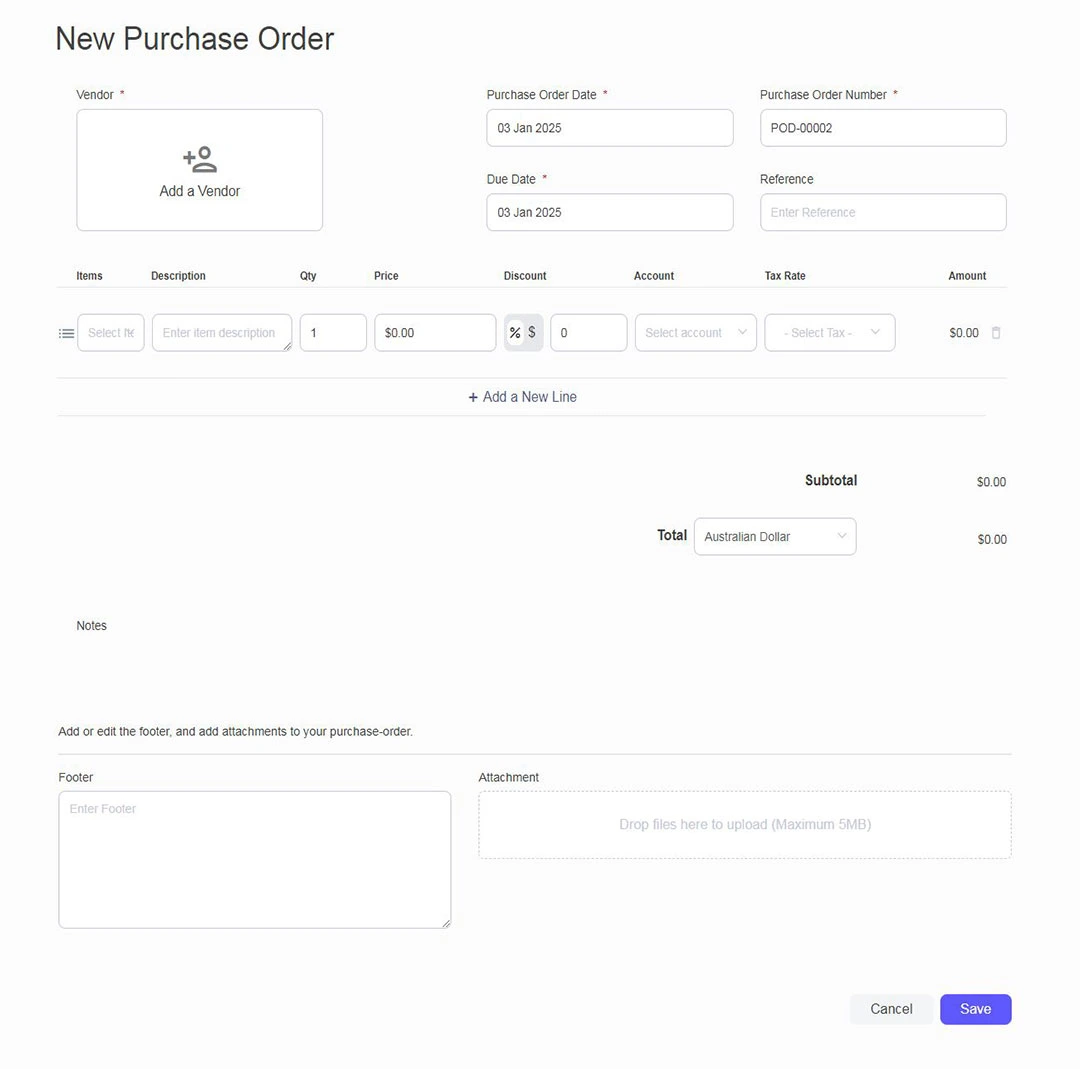 Balnzed signup preview