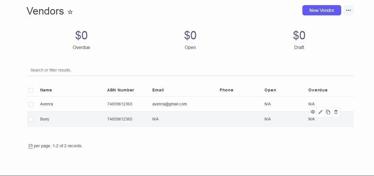 Balnzed-manage-vendor