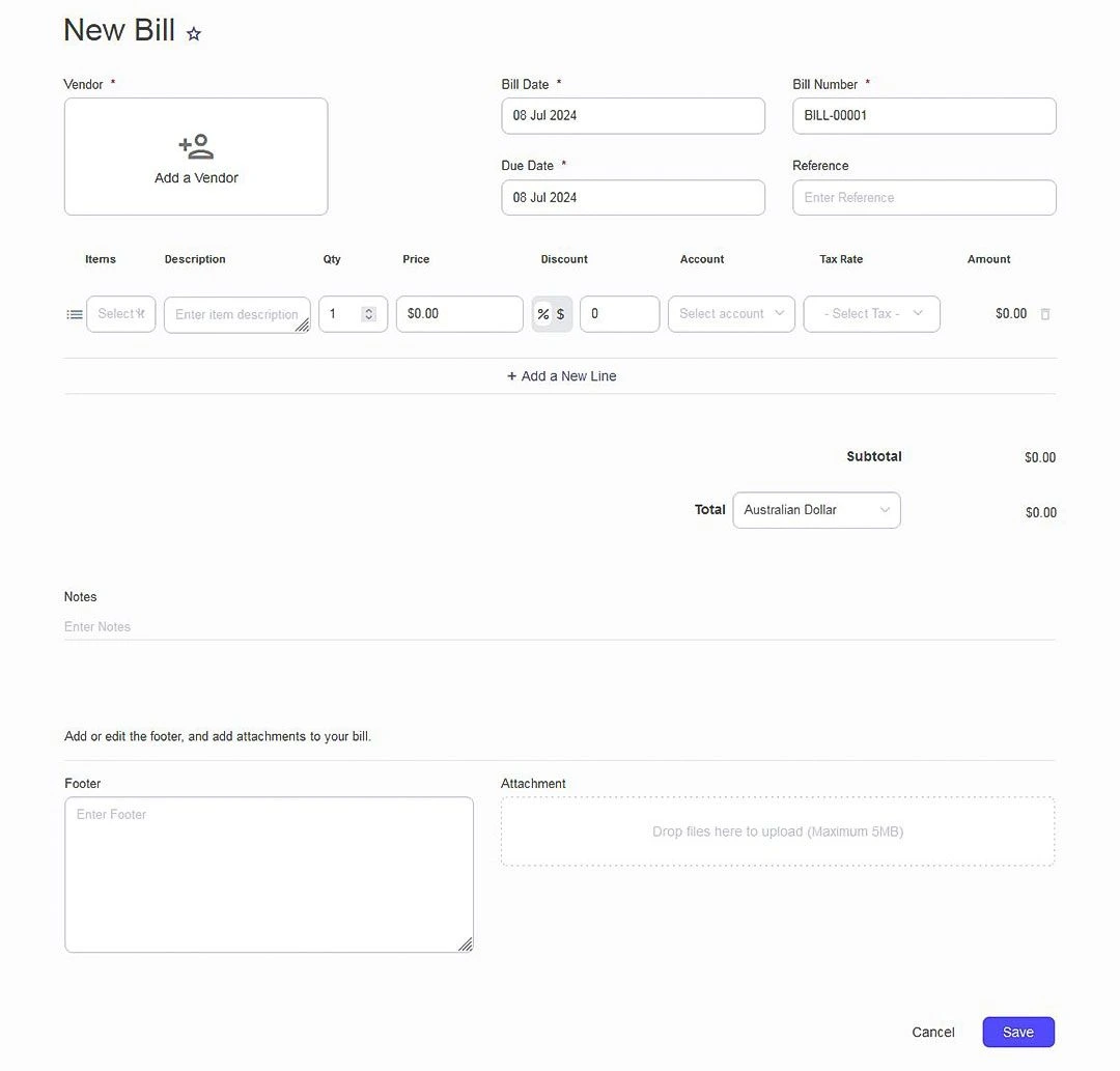 Balnzed signup preview