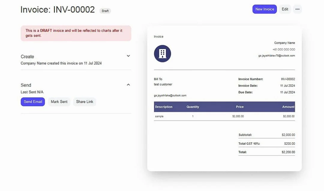 Balnzed signup preview