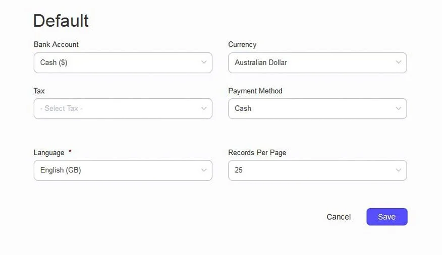 Balnzed-settings-default