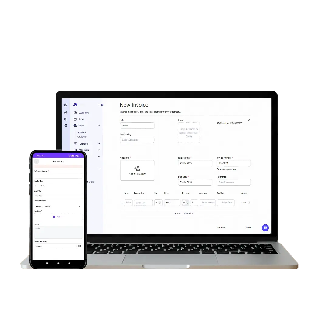 Invoice management dashboard