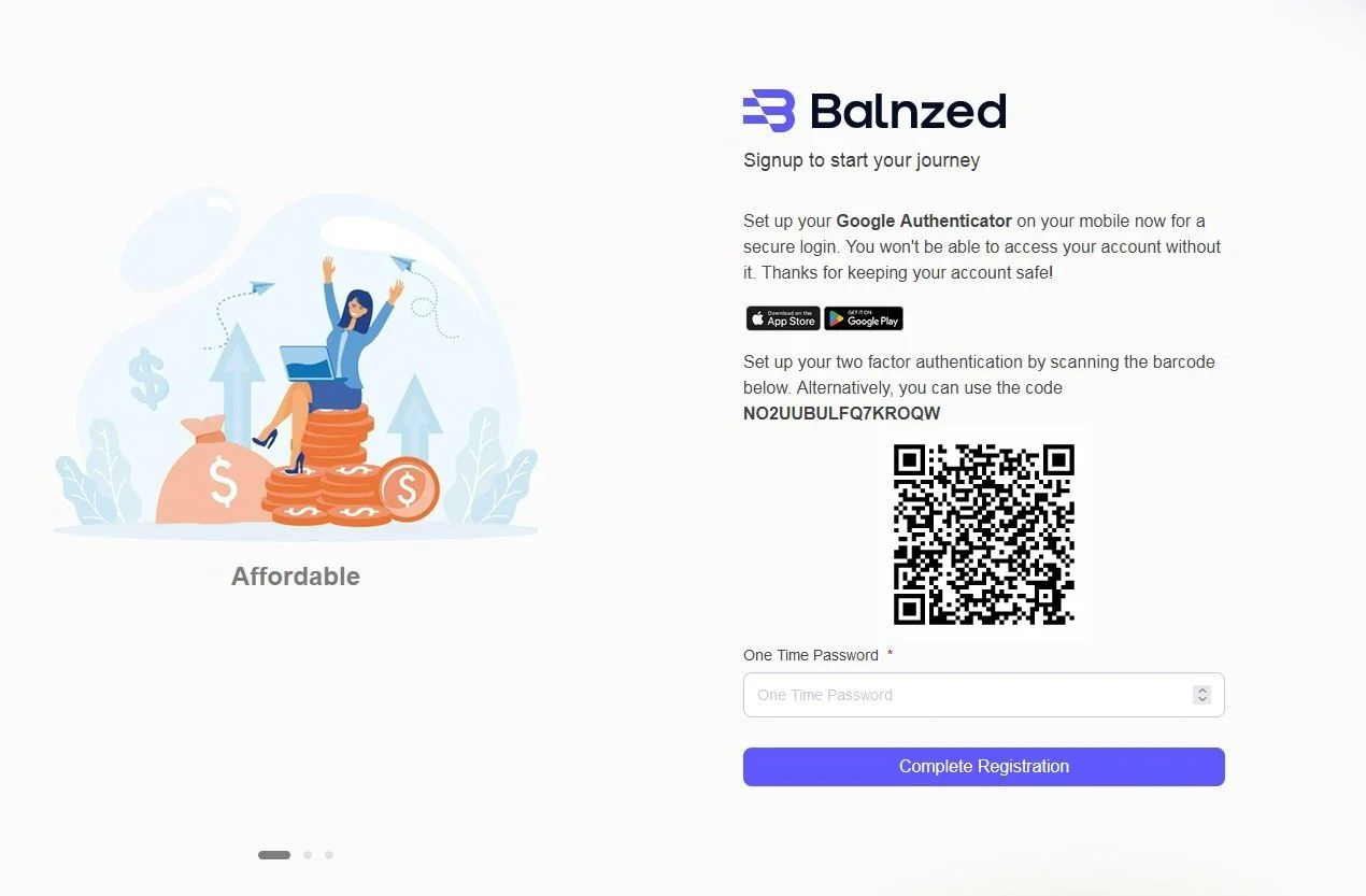 balnzed-signup-OTP