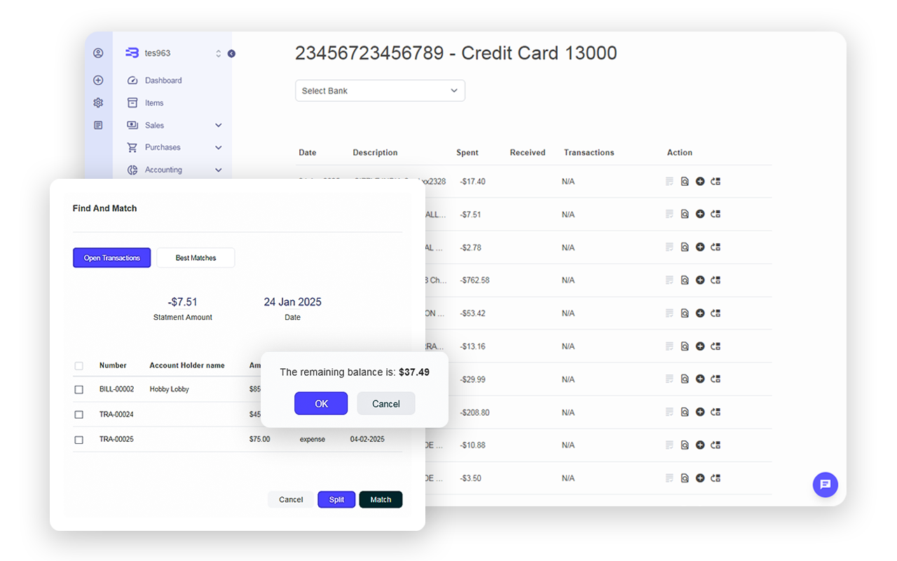 balnzed-Match-Transactions