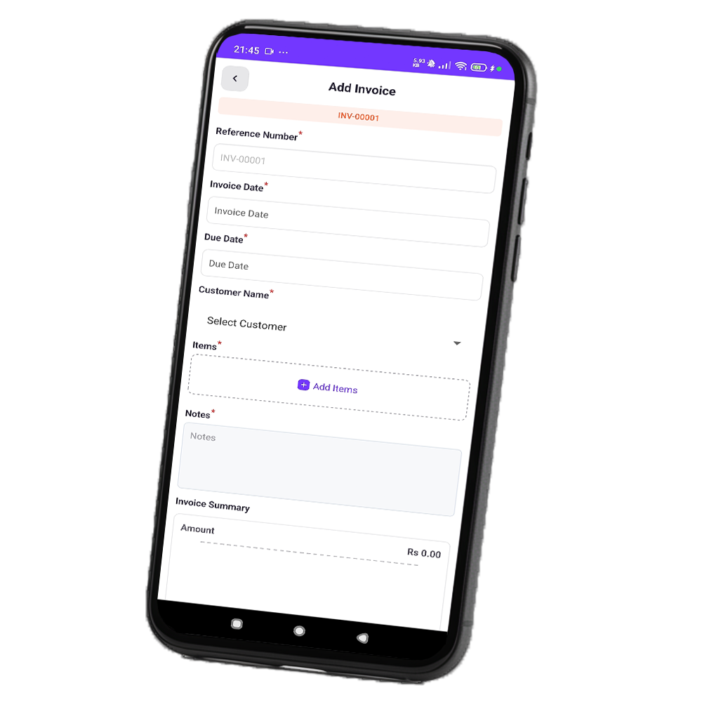 balnzed-mobileaapp-creating-invoices