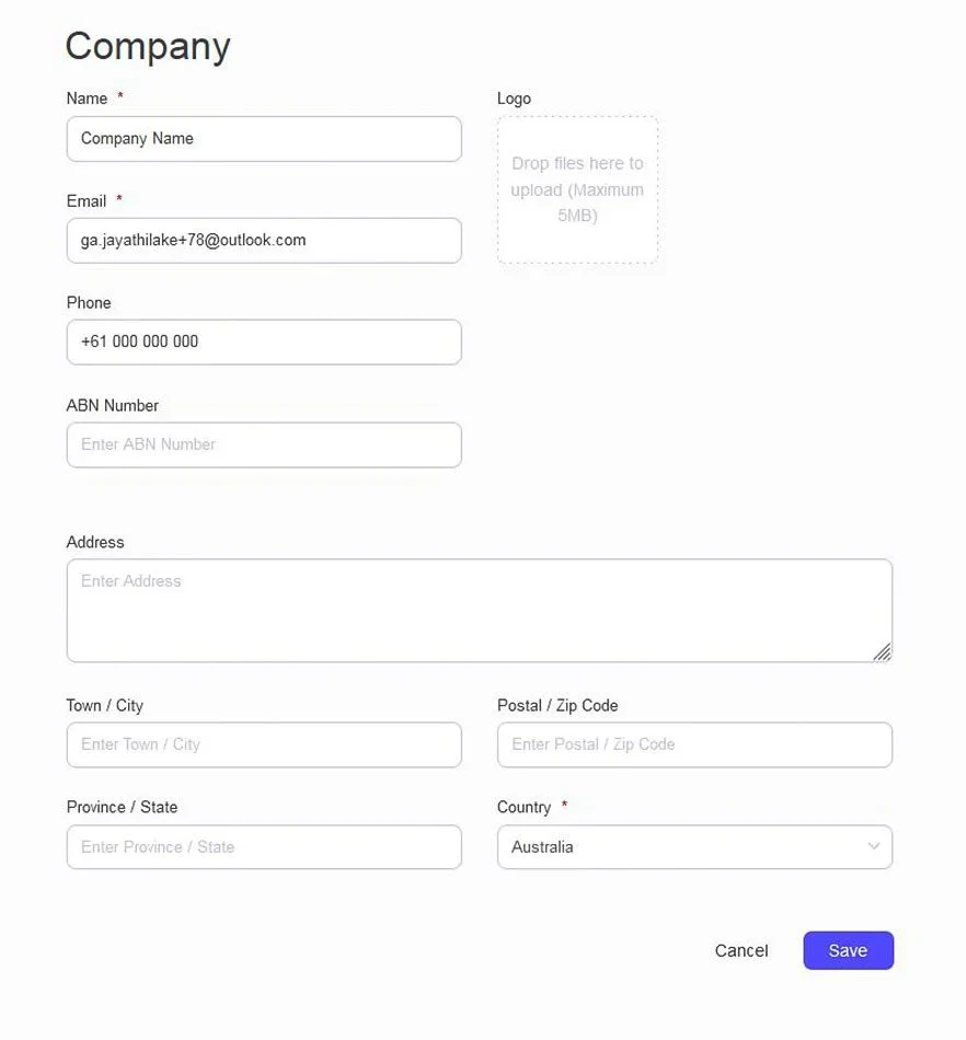 Company balnzed-company